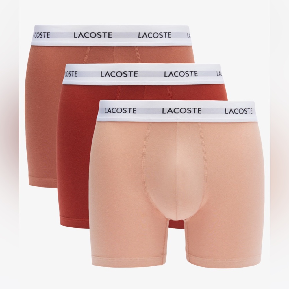 Men’s Lacoste 3 Pack Boxer Briefs